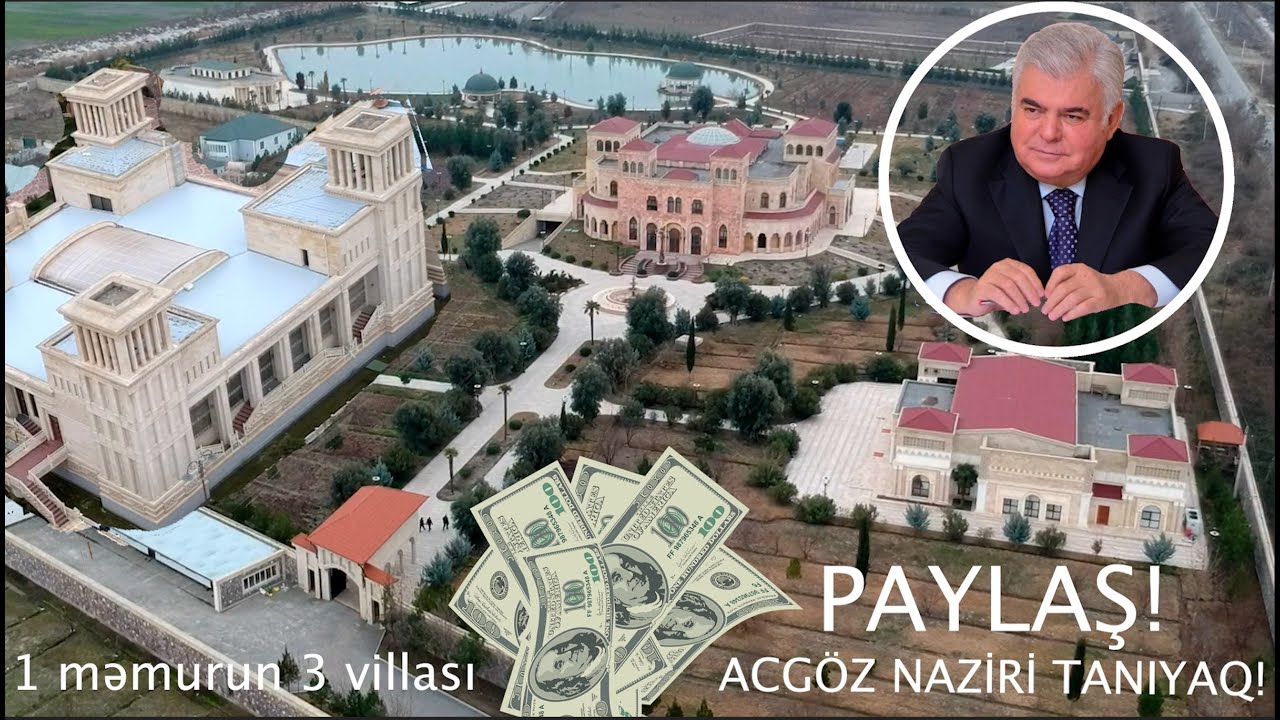 PAYLAŞ! Nazir-oliqarx Ziya Məmmədovun milyardları tapıldı! İLK DƏFƏ EFİRDƏ - ÜÇ VİLLA!