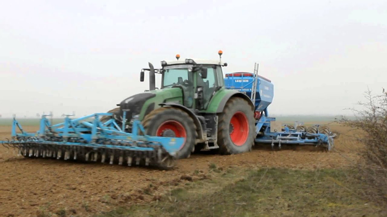Semis de bl&eacute; - with Fendt 936 Vario