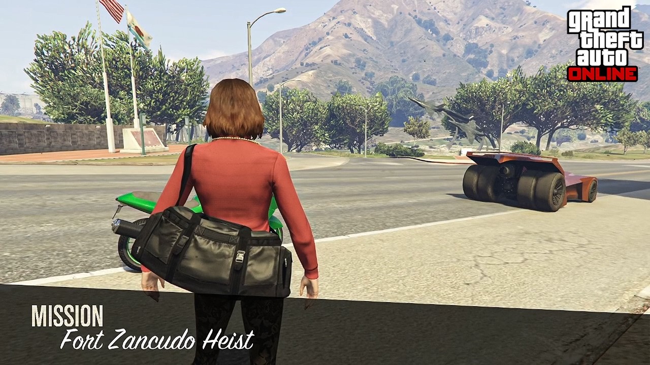 GTA Online - Fort Zancudo Heist! Full Mission.
