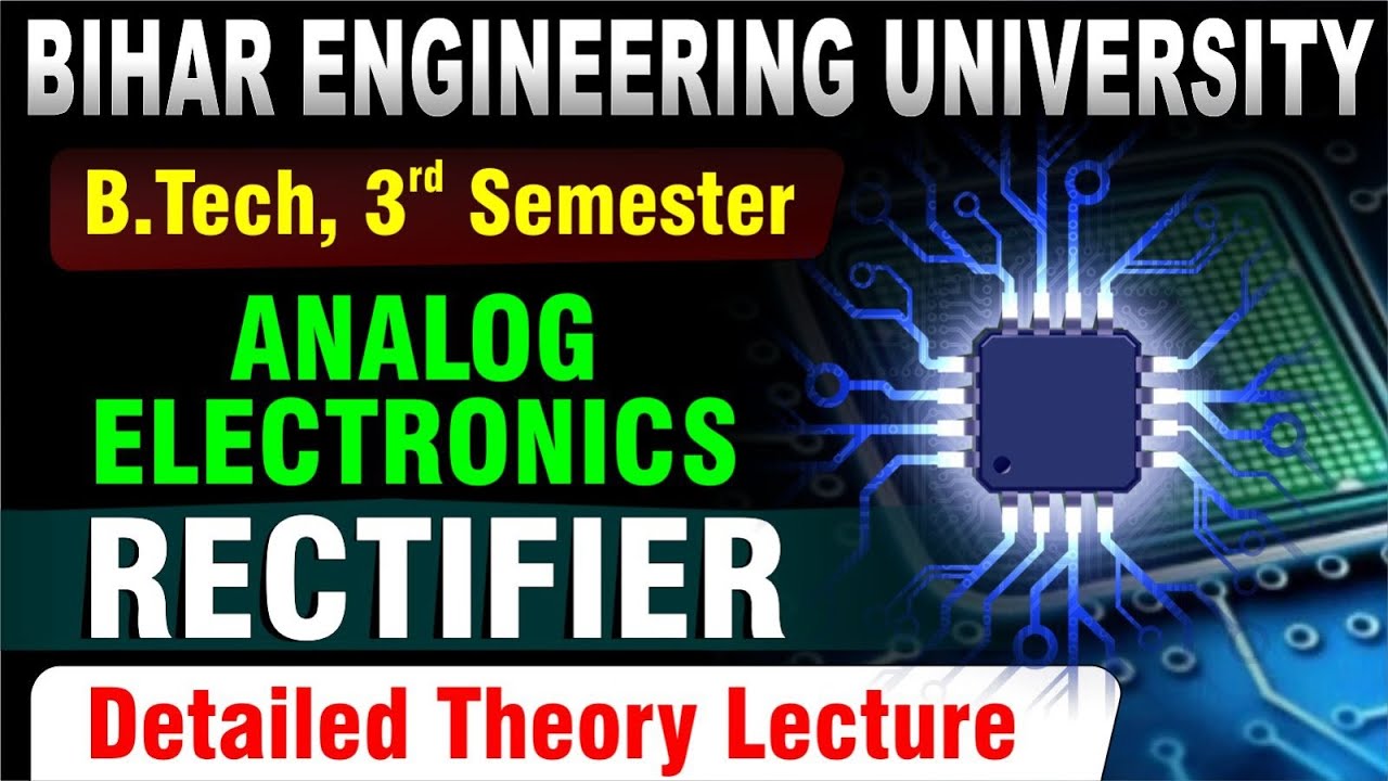 Analog Electronics | B.tech 3rd Semester | Electrical Engineering | Live Class #beu #semester #btech