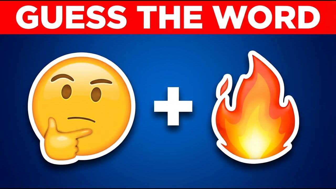Guess The Word By Emojis 🤔🔥 | Emoji Quiz Challenge