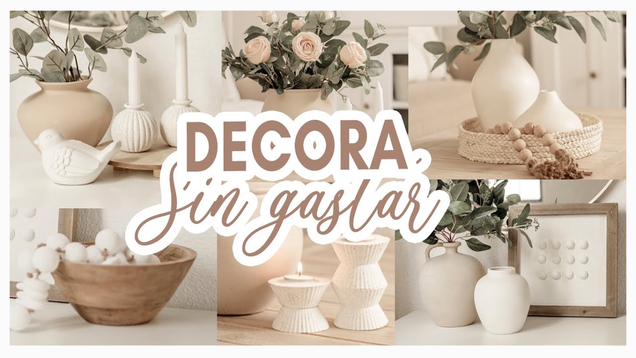 ⭐ Sorprendentes DIY para DECORAR sin gastar 💓IDEAS simples y ELEGANTES que querrás hacer/ Decoración