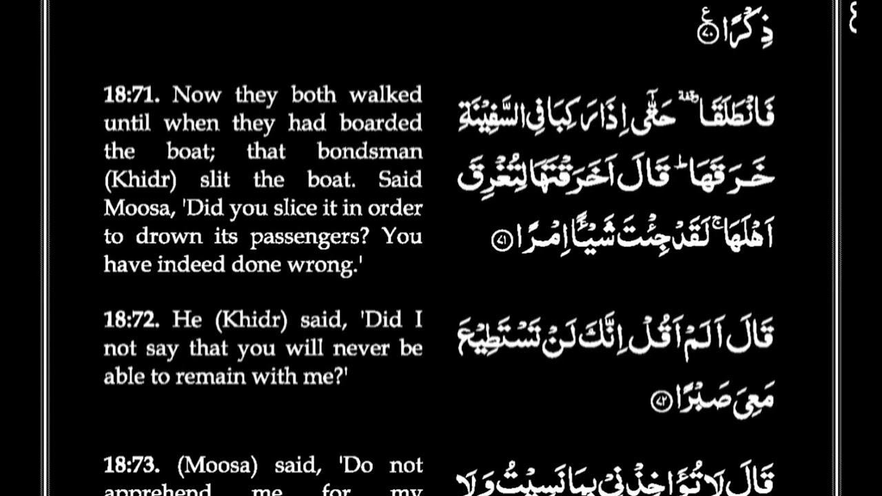 Words of allah for unbelievers | Surah Kahf (the cave) part 2