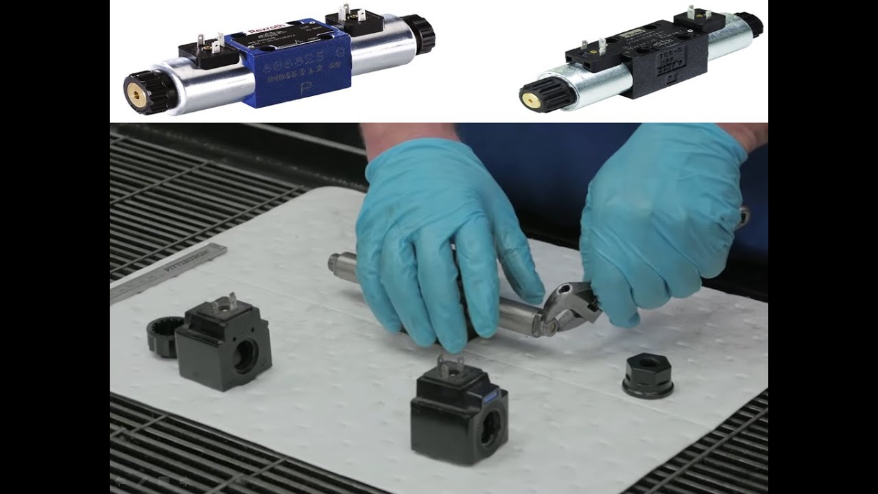 فك وفحص وتجميع صمام التحكم التوجيهي Disassembly, inspection and assembly of hydraulic valve هيدروليك