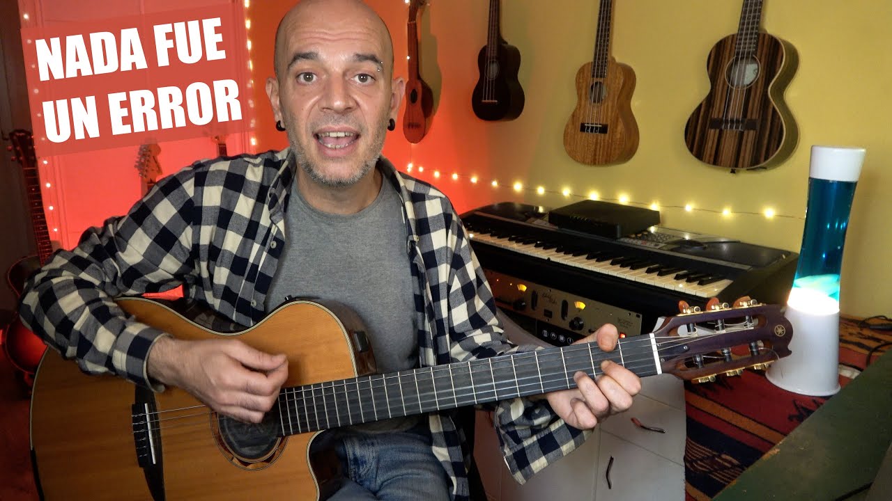 Cómo tocar NADA FUE UN ERROR de COTI en GUITARRA | Tutorial COMPLETO