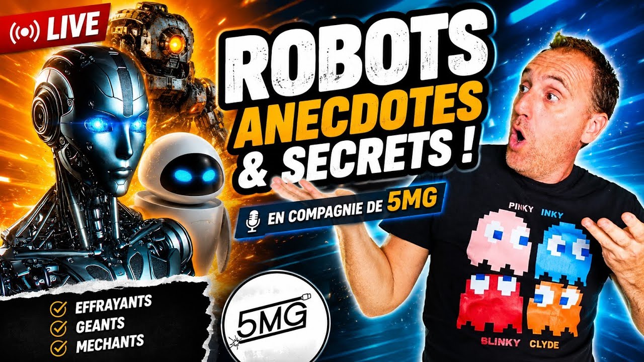 Les robots te font peur ! Voici ce qu'en pense l'expert 5MG.