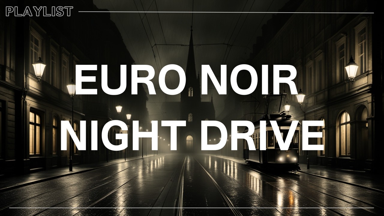 Euro Noir Night Drive | Dark Jazz-Funk for Late Night Streets