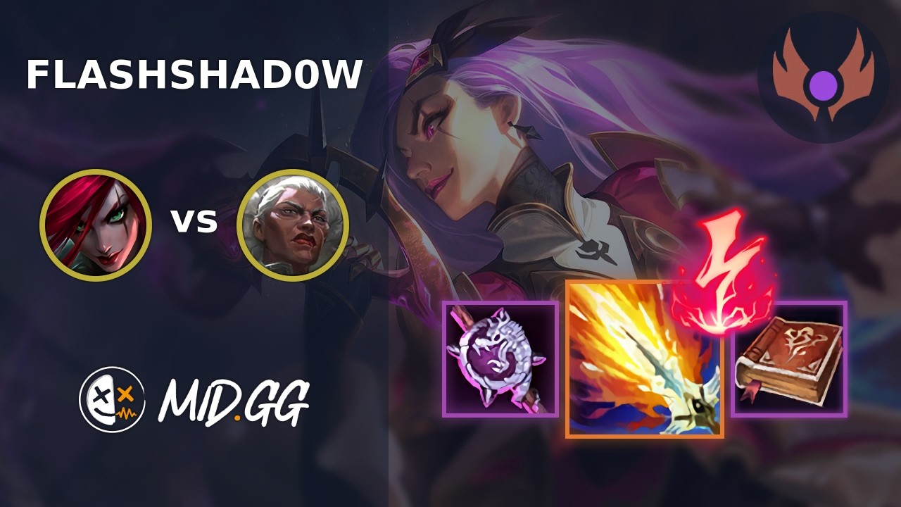 MID.GG: [ FlashShad0w ] Katarina MID vs Ambessa | EUW MASTER | LOL Season 2026