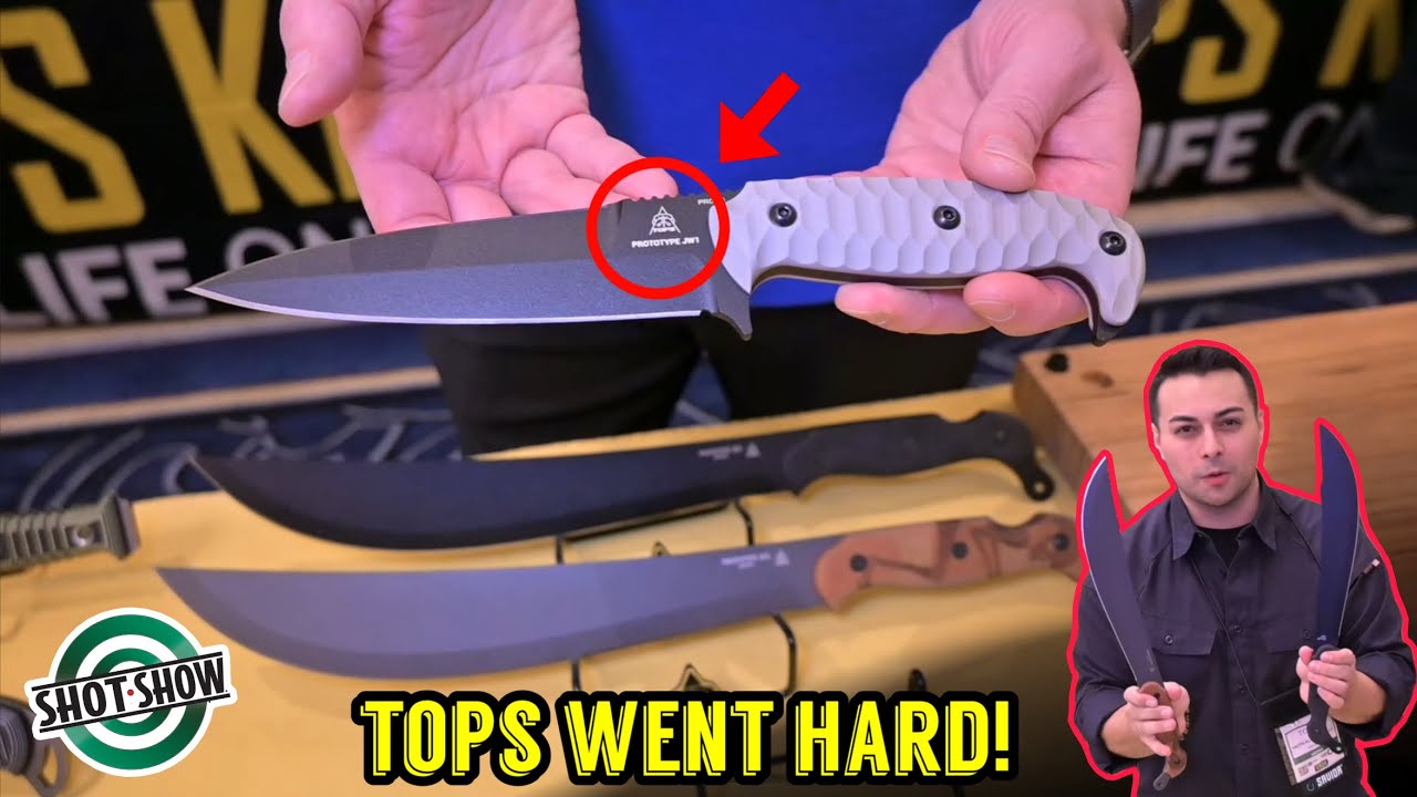 SHOT Show 2026: ЭПИЧНЫЕ НОВИНКИ ОТ TOPS 🔥 Мачете Sneak Reaper + Кинжал Brutal Push?