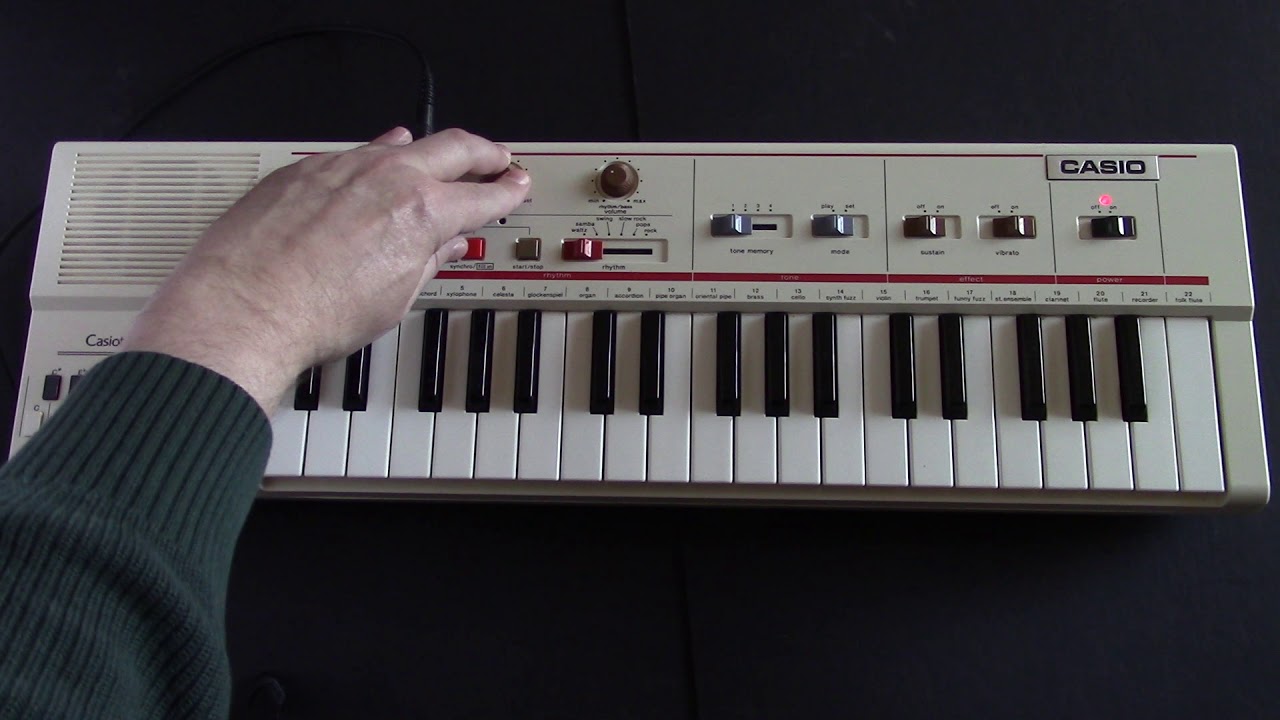 1981 Casio MT-40 Vintage Analog Bass Synthesizer & Drum Machine MT-41