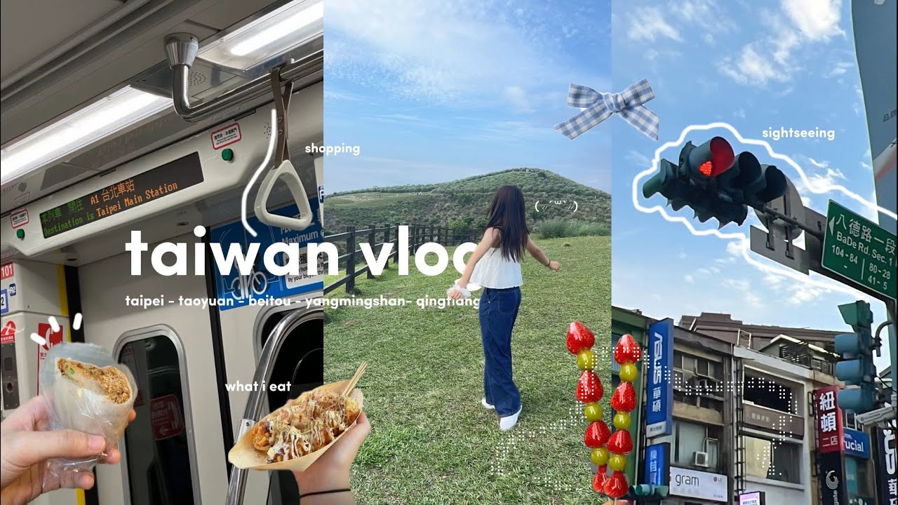TAIWAN VLOG ⋆˙⟡ 🇹🇼: what i eat, shopping, night markets, sightseeing and more