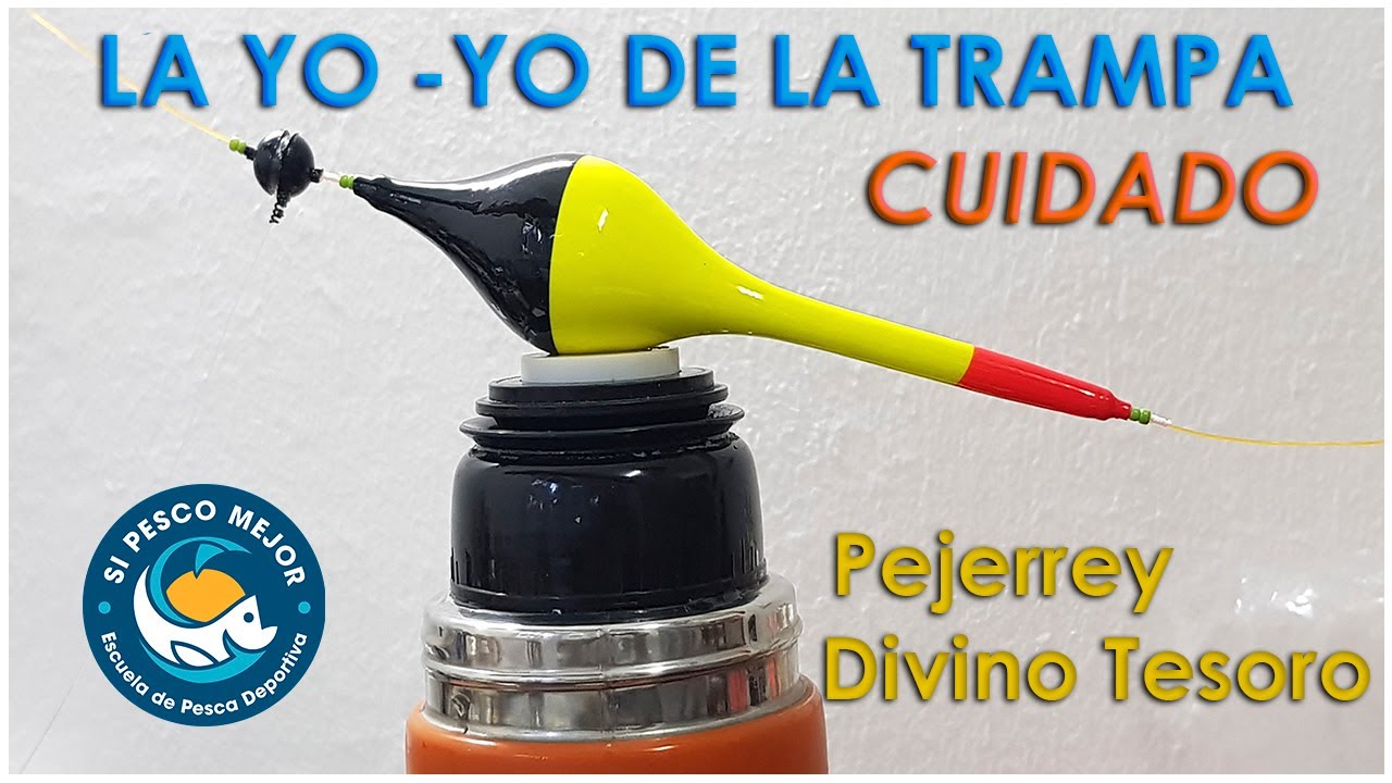 LINEA DE PEJERREY LA BOYA YO YO EN LA TRAMPA !!!