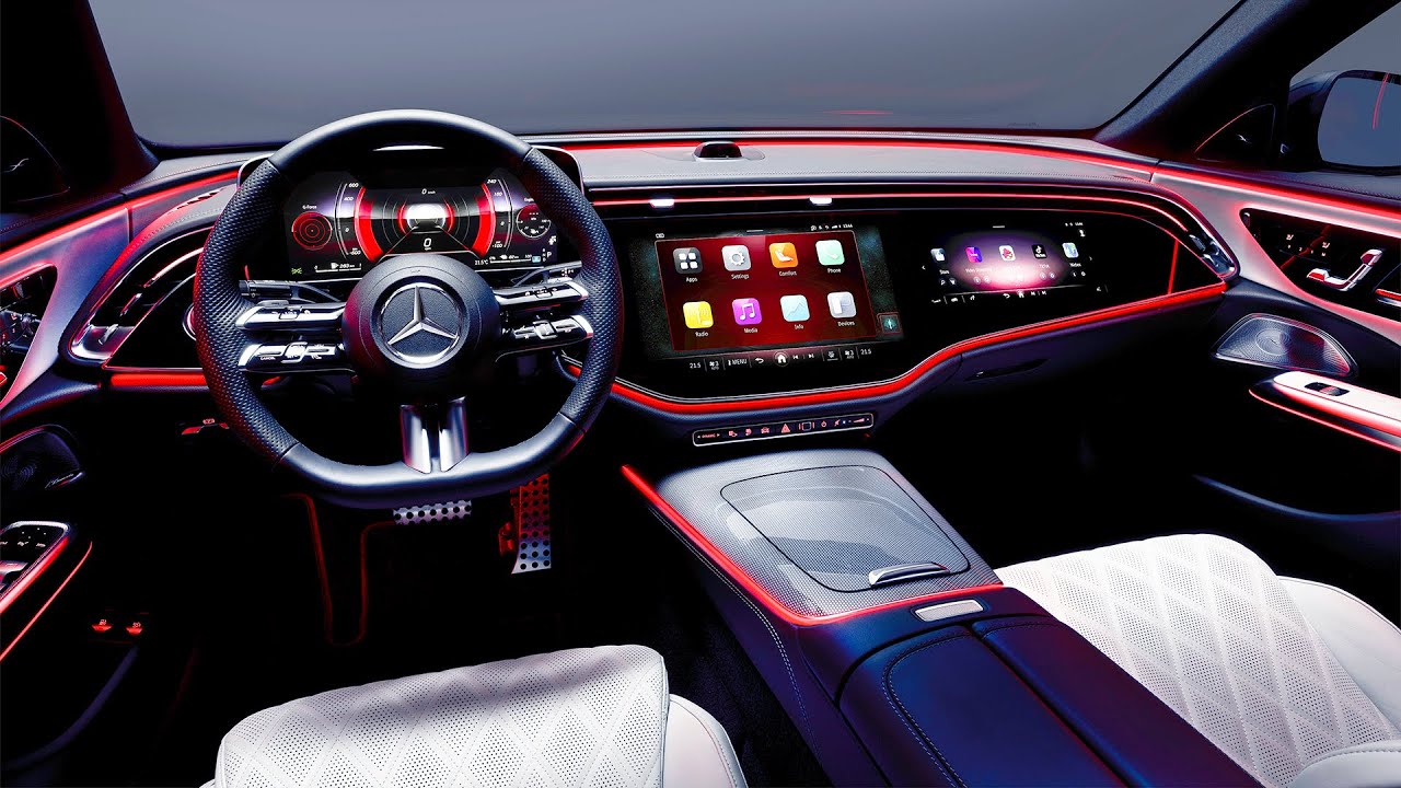 Mercedes E-Class Interior - 3 SCREENS and Selfie Camera!!