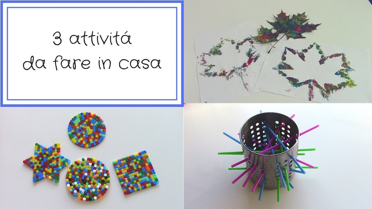 3 attivitá da fare in casa con i bambini (parte 3)