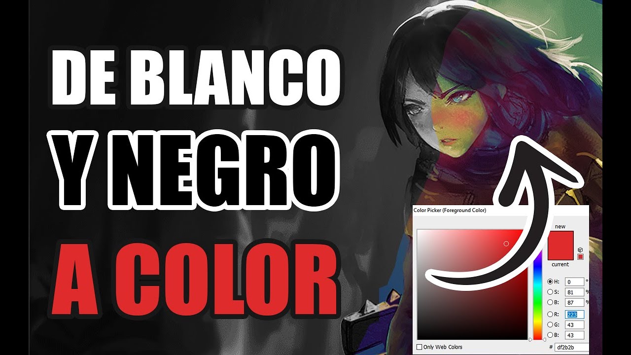 Como pasar Dibujos de blanco y negro a color en digital