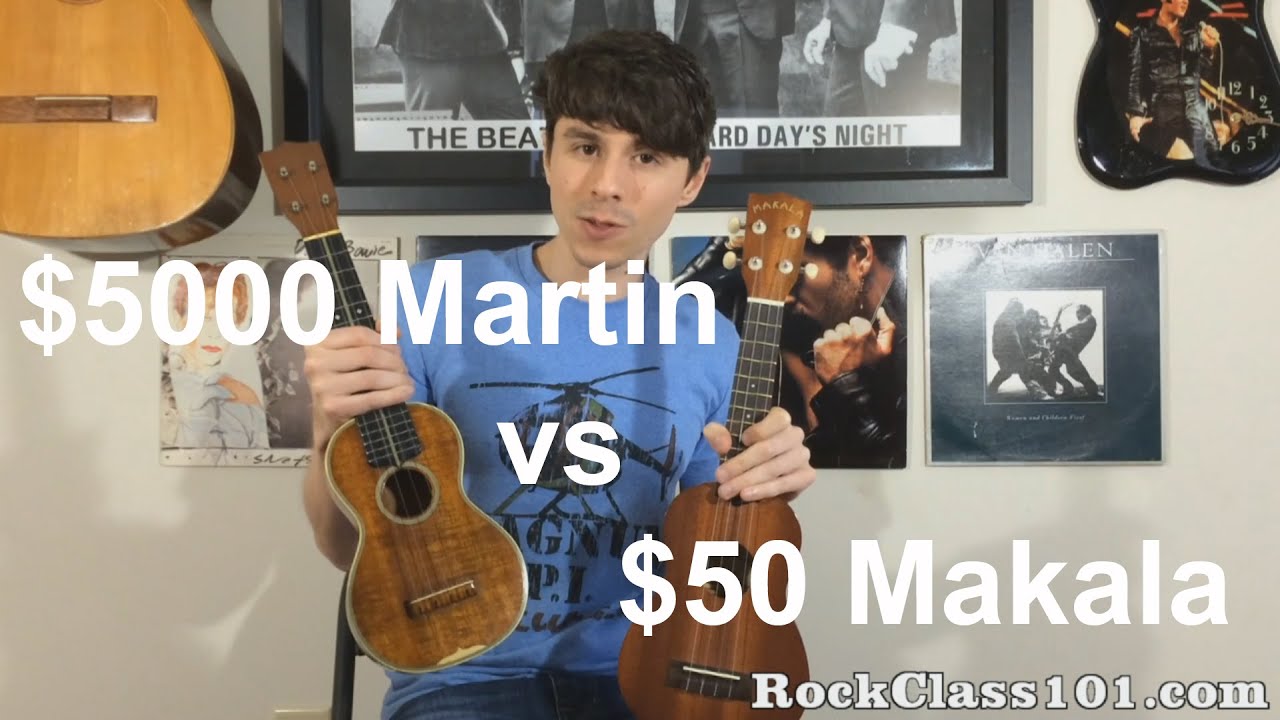 $50 Makala Ukulele vs $5000 Vintage Martin 3k Ukulele
