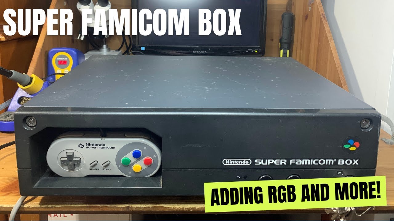 Adding RGB to the Super Famicom Box - the rare hotel SNES console from Japan!