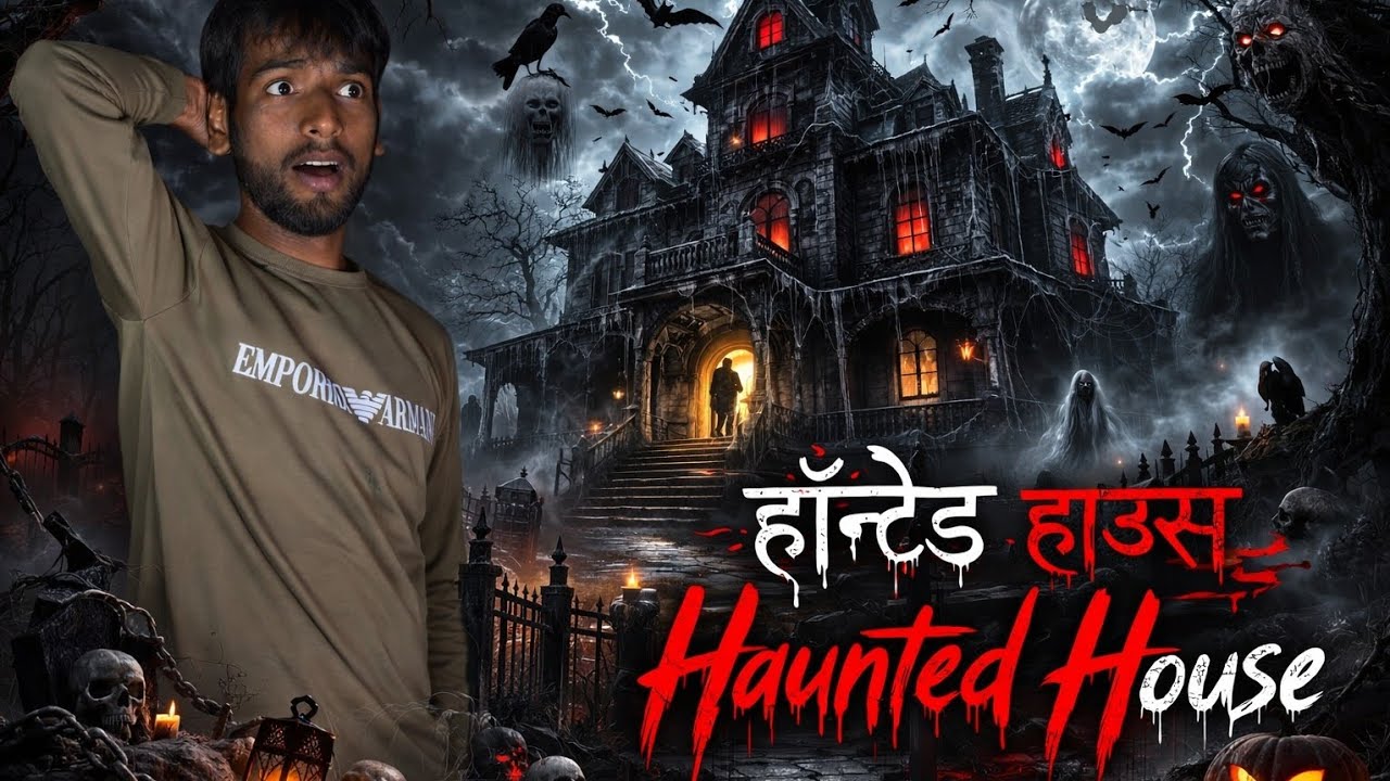Haunted House 24 hours challenge भूतिया हाउस🔥 #wildadventure