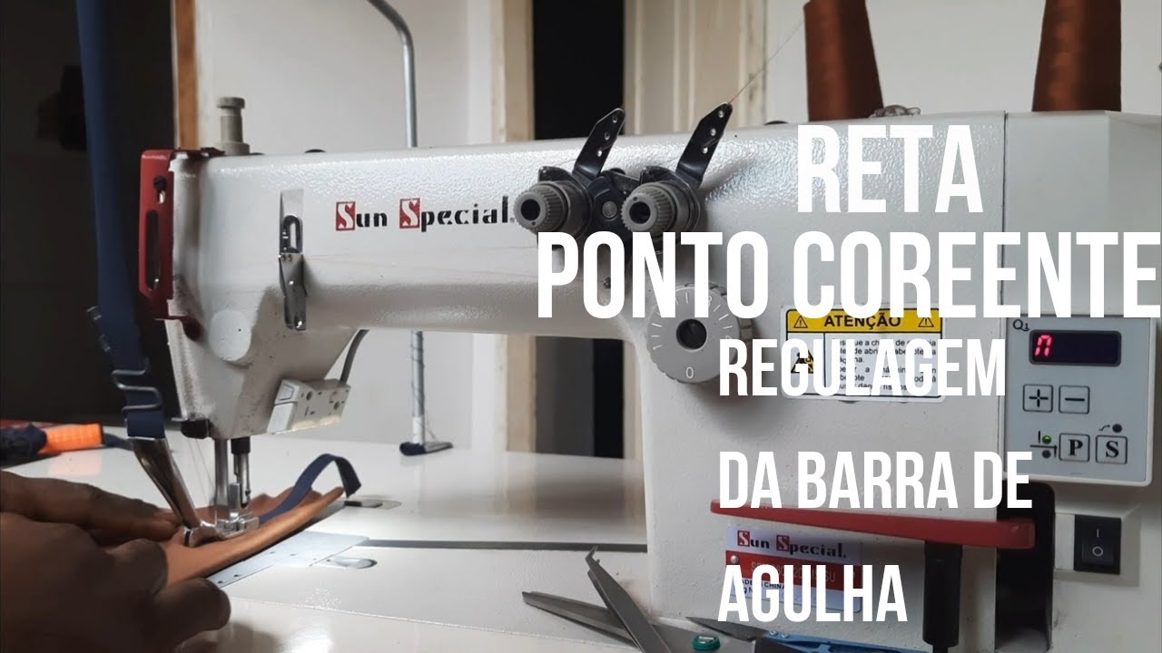 Regulagem da Reta Ombro a Ombro / Barra de Agulha