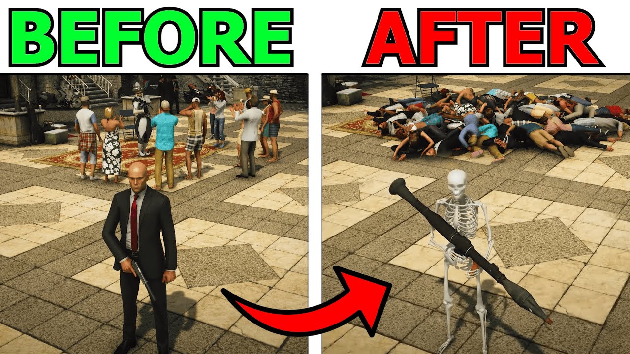 HITMAN MODS ARE INSANE