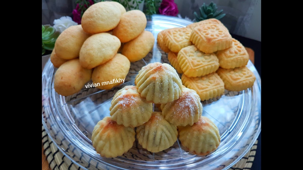 معمول القشطة😍وب 3 حشوات👌كرابيج بجوز وفستق وتمر🤩هش وبيدوب بالتم ولذيذ جدا😋وبطريقة جدا سهلةوناجحه❣