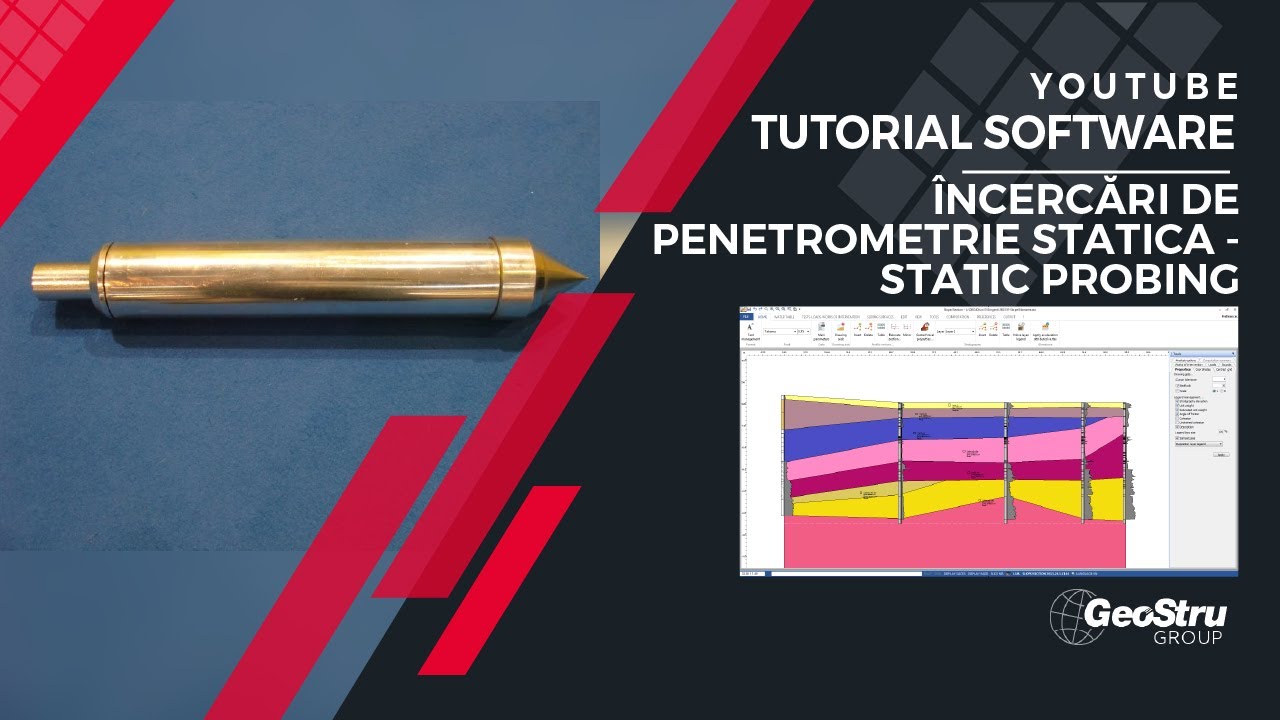 Tutorial Software: Încercări de penetrometrie statica - Static Probing