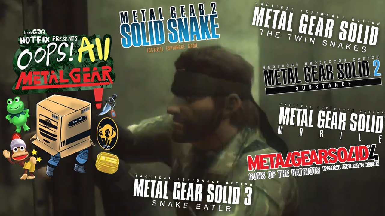 Oops! All Metal Gear Day 2 - GDQ Hotfix Speedruns