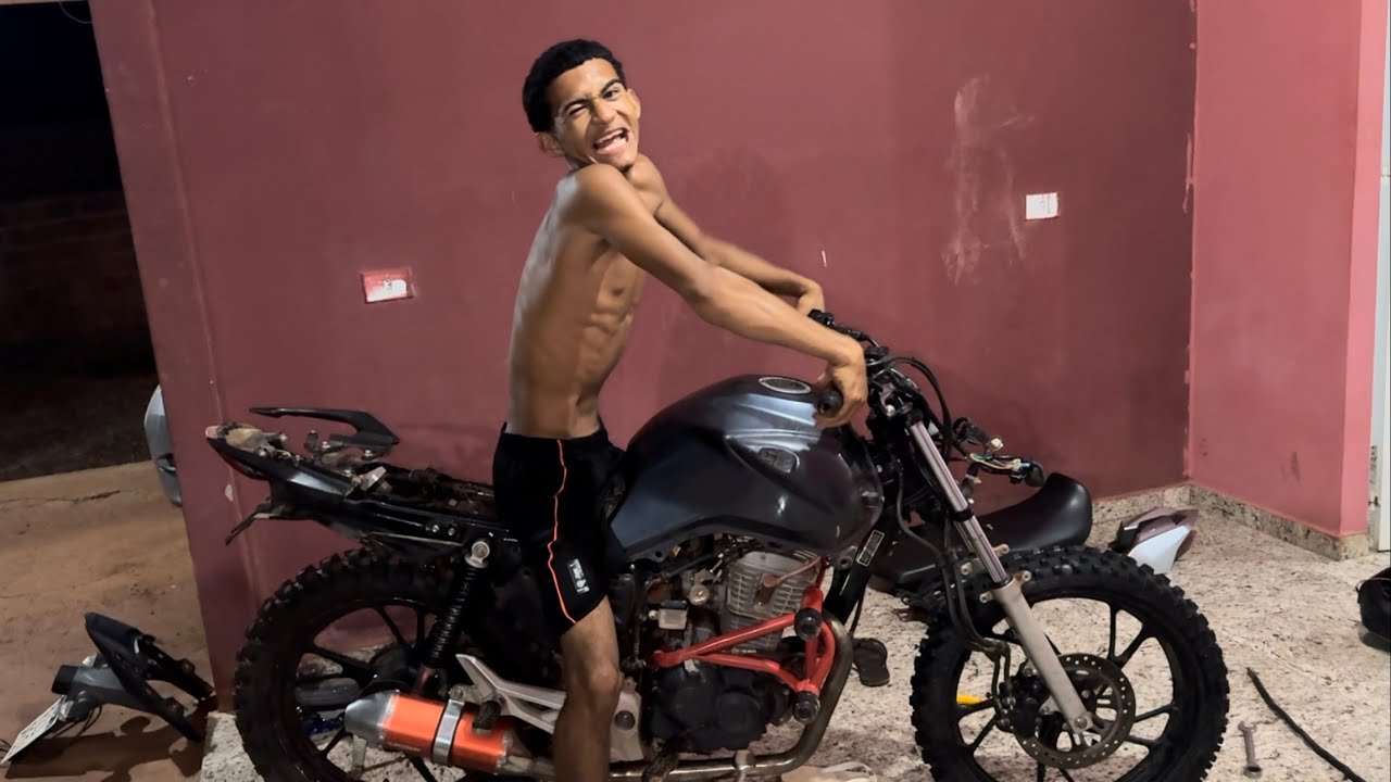 VLOG DE 1 HORA BRUTINHO FAZ SUA NOVA MOTO DE TRILHA