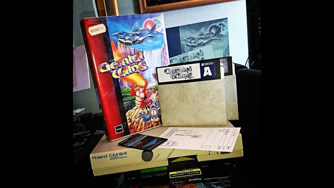 Gemini Wing Soundtrack · Sharp X68000 CM-64 SN-U110-10 Rock Drums