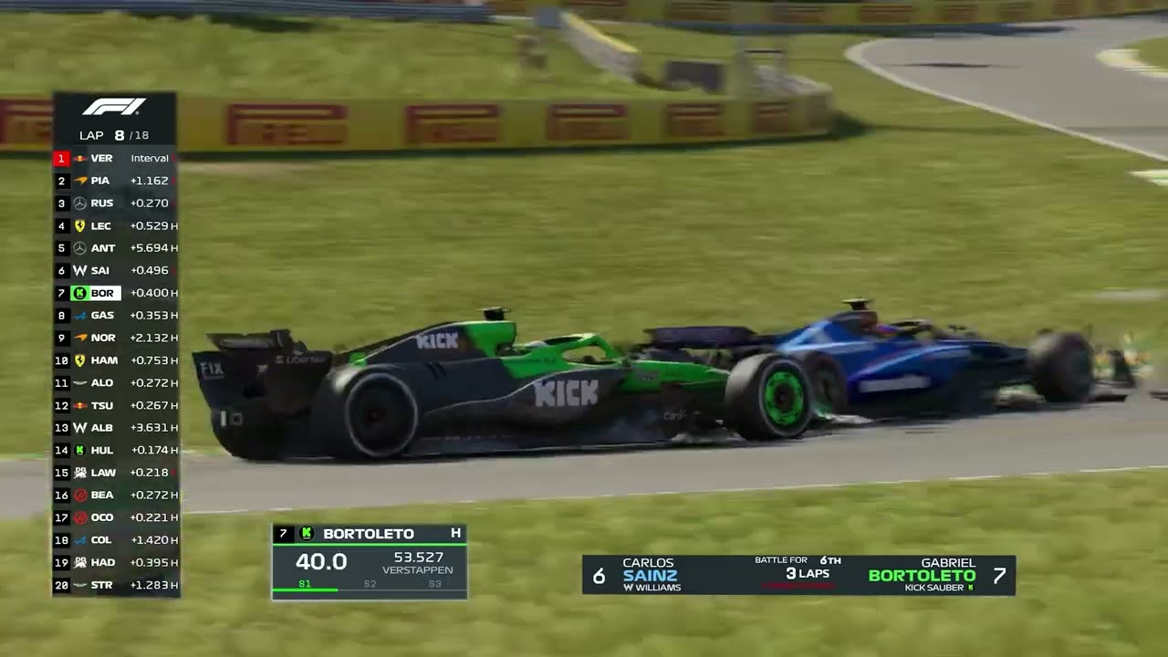 ❗Gabriel Bortoleto Vs Lando Norris❗Race F1 Sau Paulo Interlagos Brazil #BrazilianGP 2025