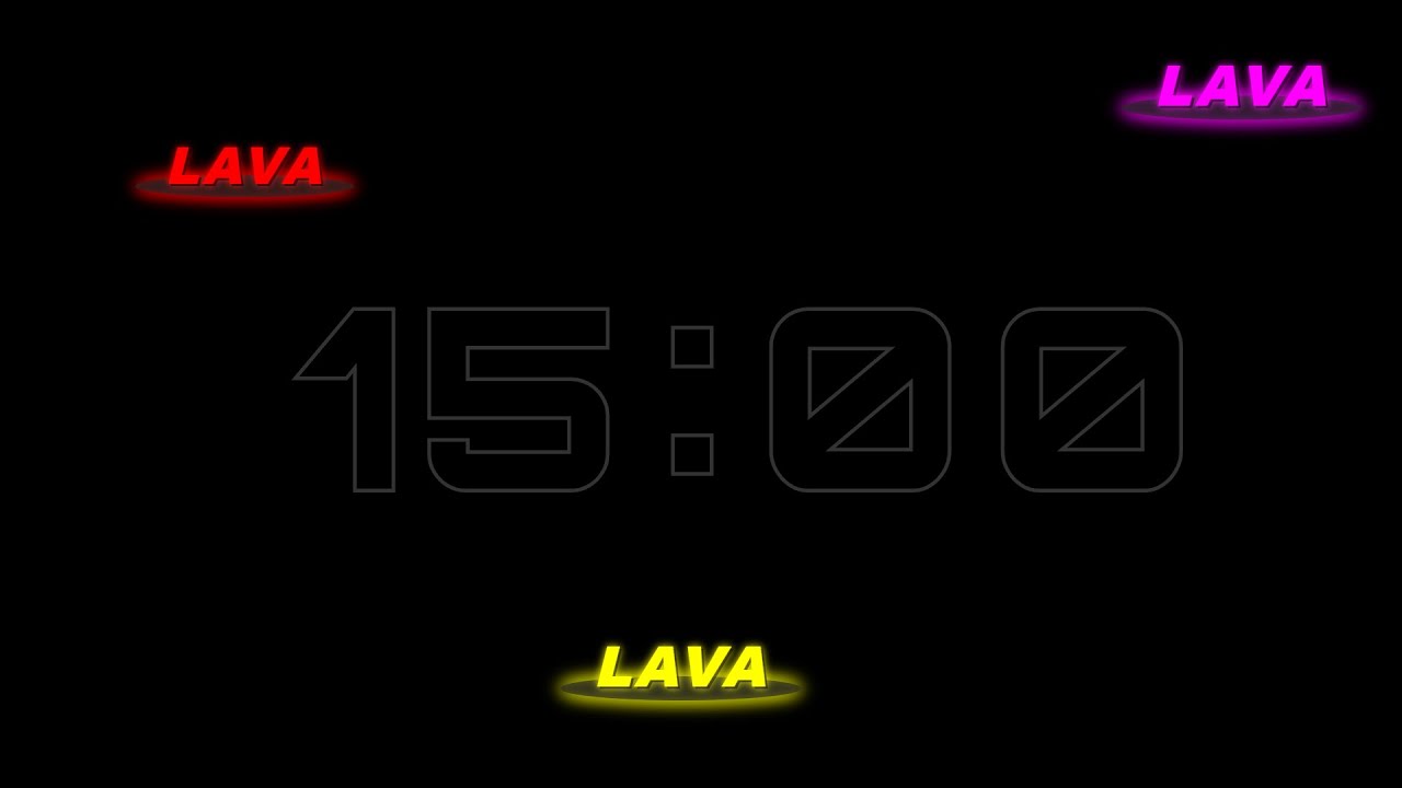 15 Minute Timer - Retro ScreenSaver