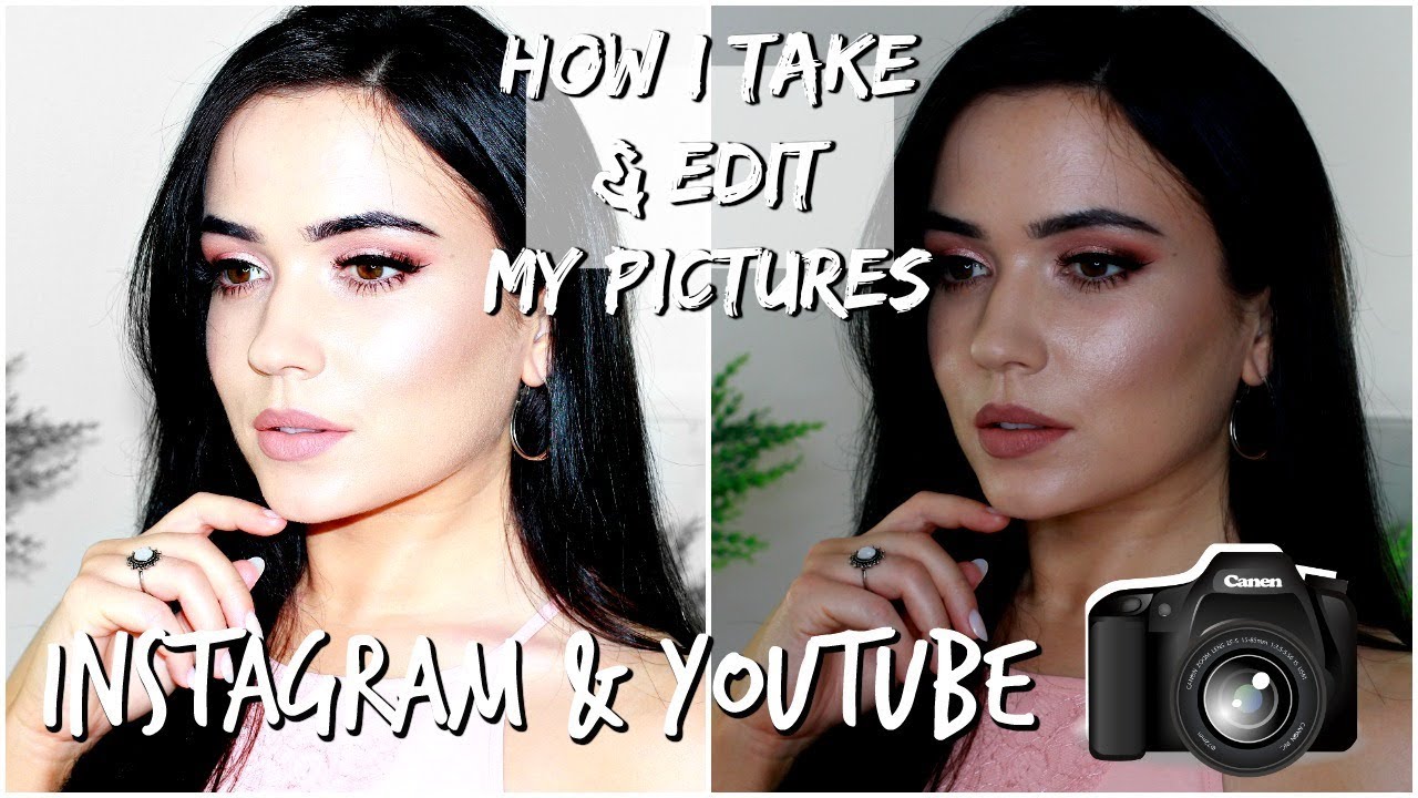 How I Edit Makeup Pictures for Instagram & Create Youtube Thumbnails