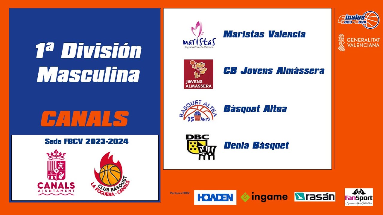 FINALES  1ª División Masculina Semifinal 2: Bàsquet Altea - Denia Bàsquet