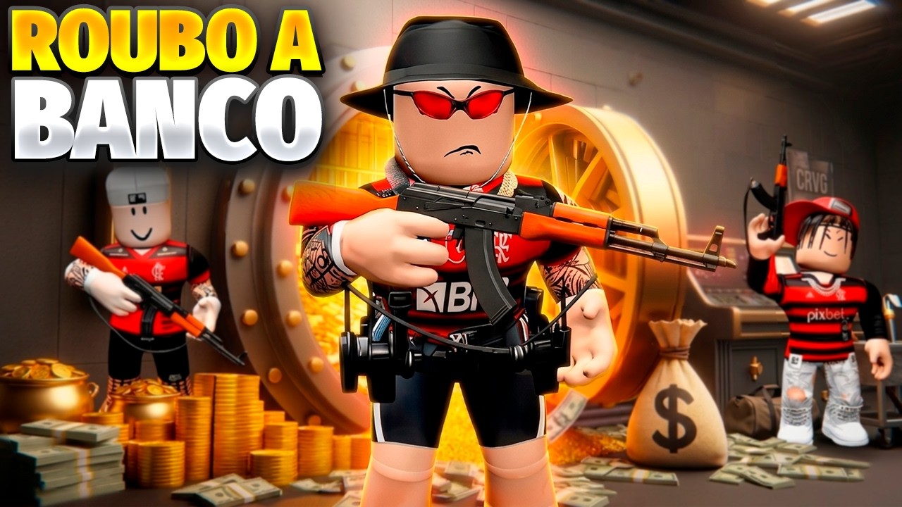 FIZ O MAIOR ASSALTO AO BANCO CENTRAL DA HISTORIA NO ROBLOX! (ROB IT)
