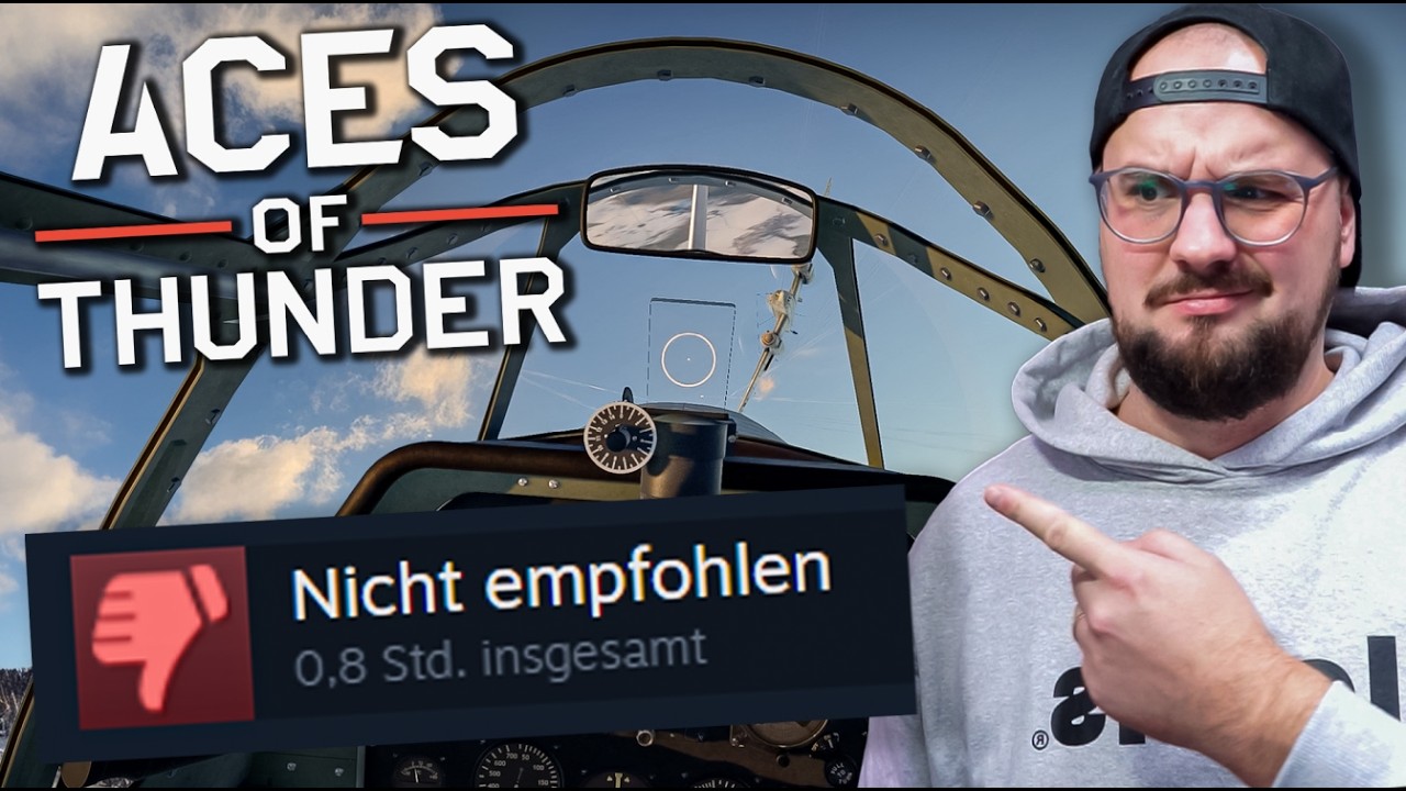 UNSPIELBAR oder doch GUT? Wir testen Aces Of Thunder mit Joystick!