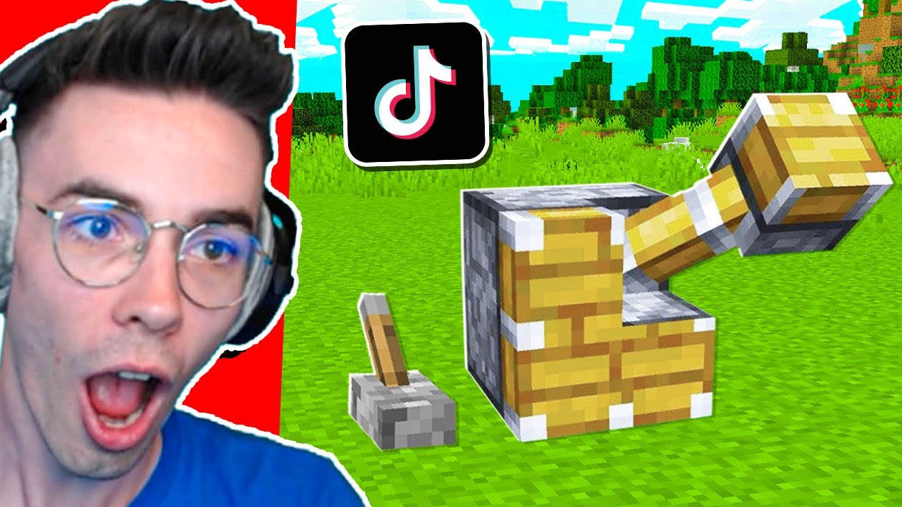 TESTUJE 7 POPULARNYCH TIKTOKÓW w Minecraft! *NIEMOŻLIWE*