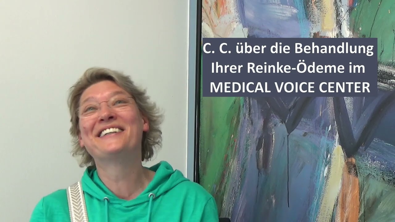 Reinke-Ödeme behandeln. Eine Patientin berichtet.