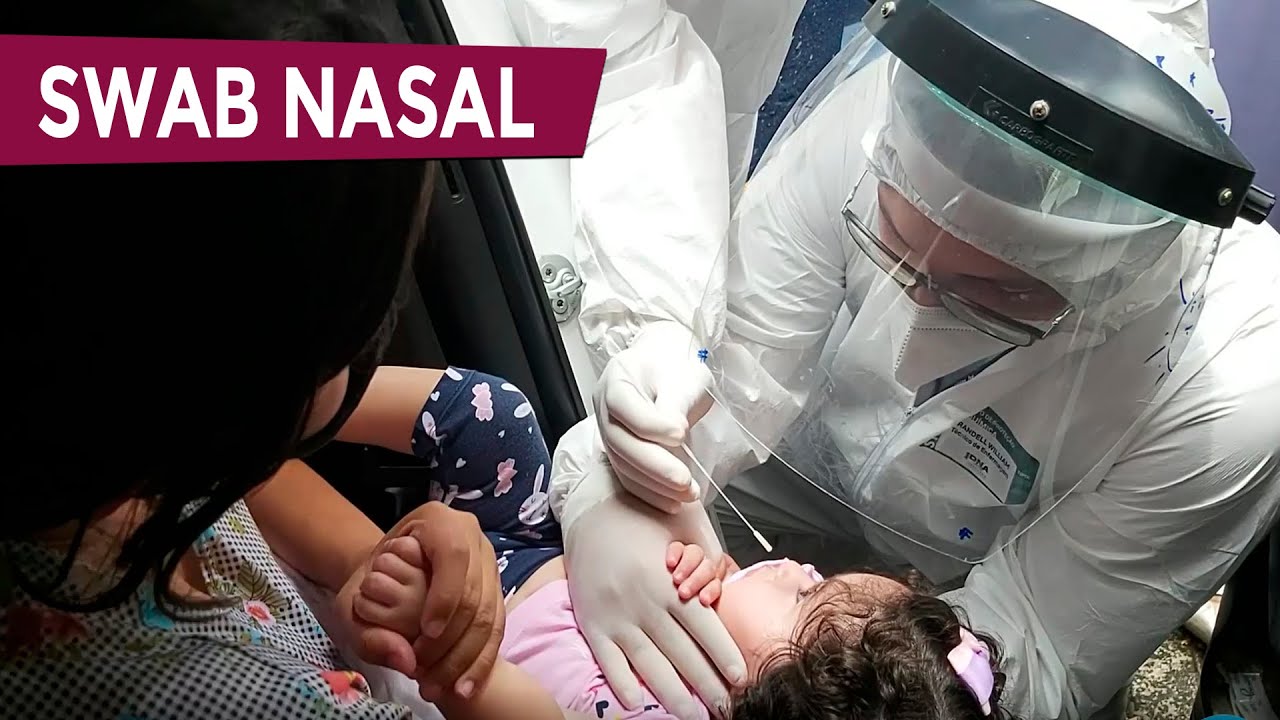 SWAB NASAL TESTE DO COTONETE PARA COVID RT-PCR | COMO É FEITO  Bebês?