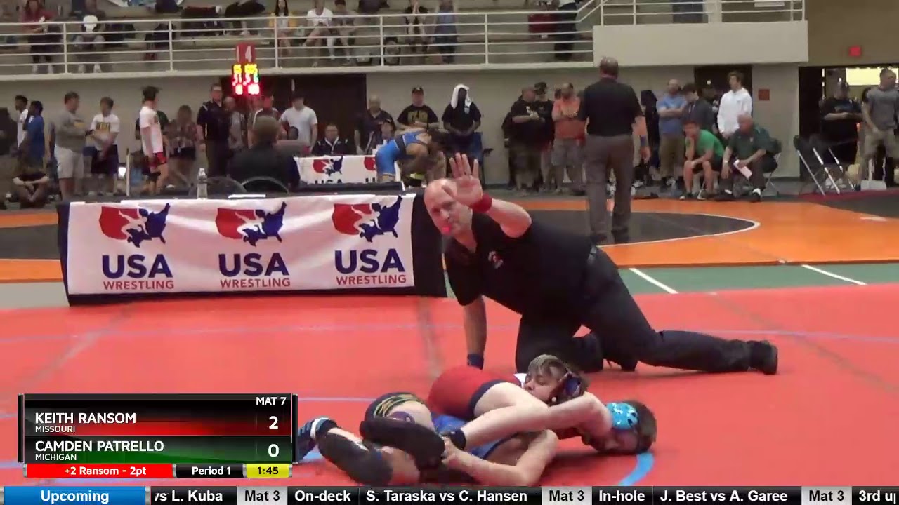 Schoolboy 102 Keith Ransom Missouri Vs Camden Patrello Michigan