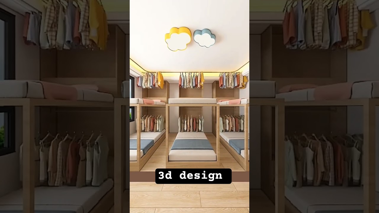 parents built a beautiful bedroom for son & daughter|3d animation 