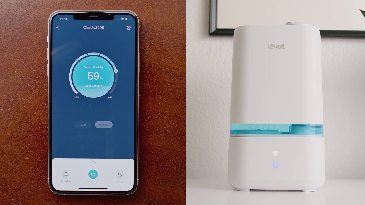 Levoit Classic 200S Ultrasonic Humidifier - How to Connect to VeSync