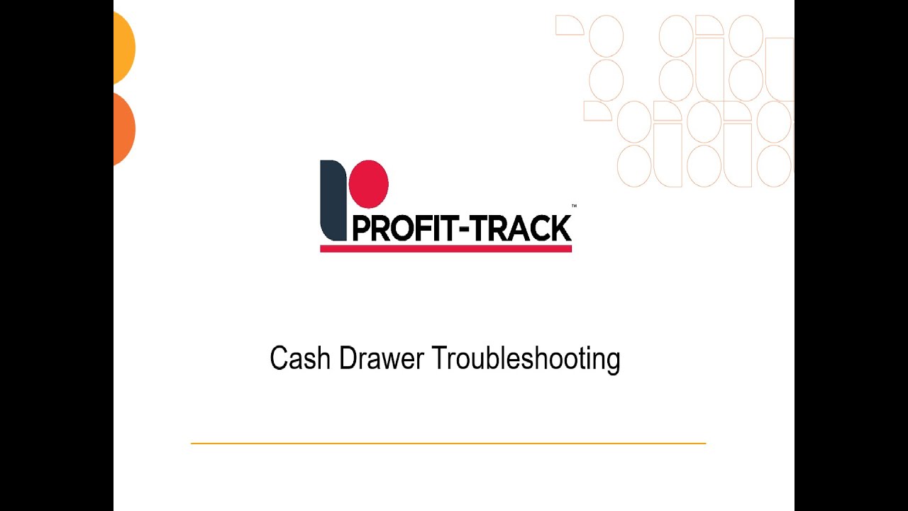 Cash drawer Troubleshooting Guide
