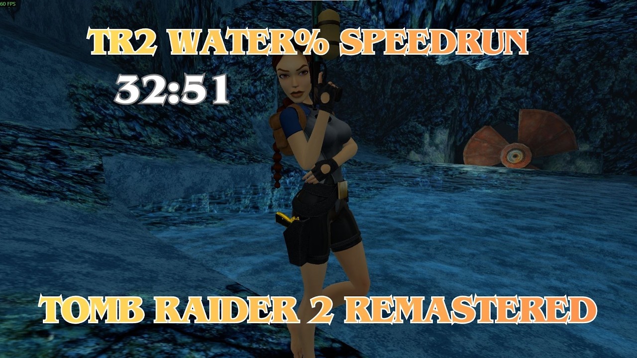 Tomb Raider 2 Remastered Water% Speedrun