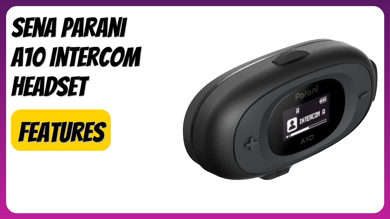 REVIEW (2026): Sena Parani A10 Intercom Headset. Features