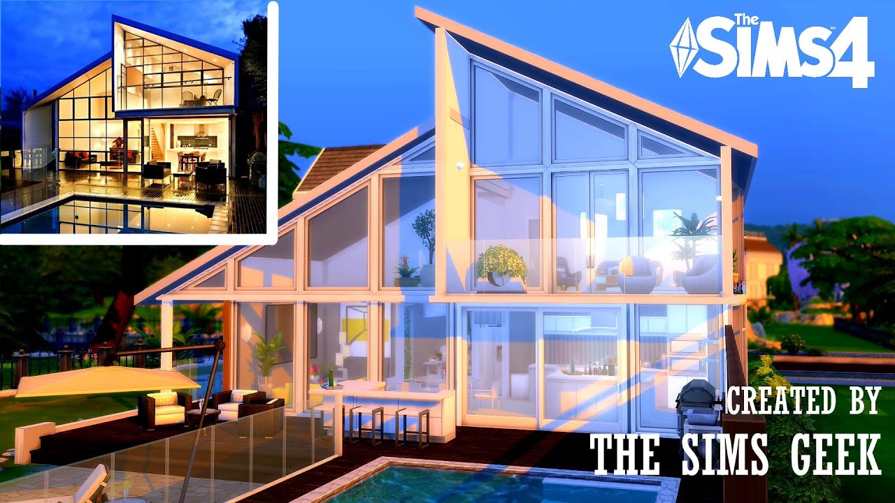 FAIRVIEW HOUSE | FAMILY HOUSE | CC WINDOWS | The Sims 4 House Building | Stop Motion
