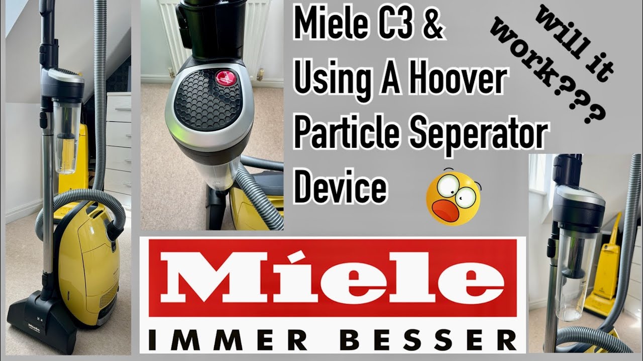 Miele C3 Using A Hoover Particle Seperator Device @TRENDINGGADGETS1