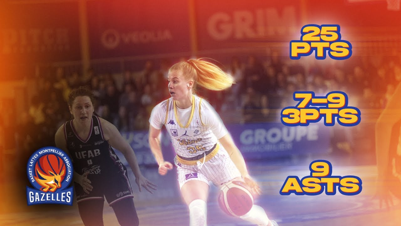 LFB J16 - JULIE VANLOO HIGHLIGHTS VS CHARLEVILLE MEZIERES 03 12 23