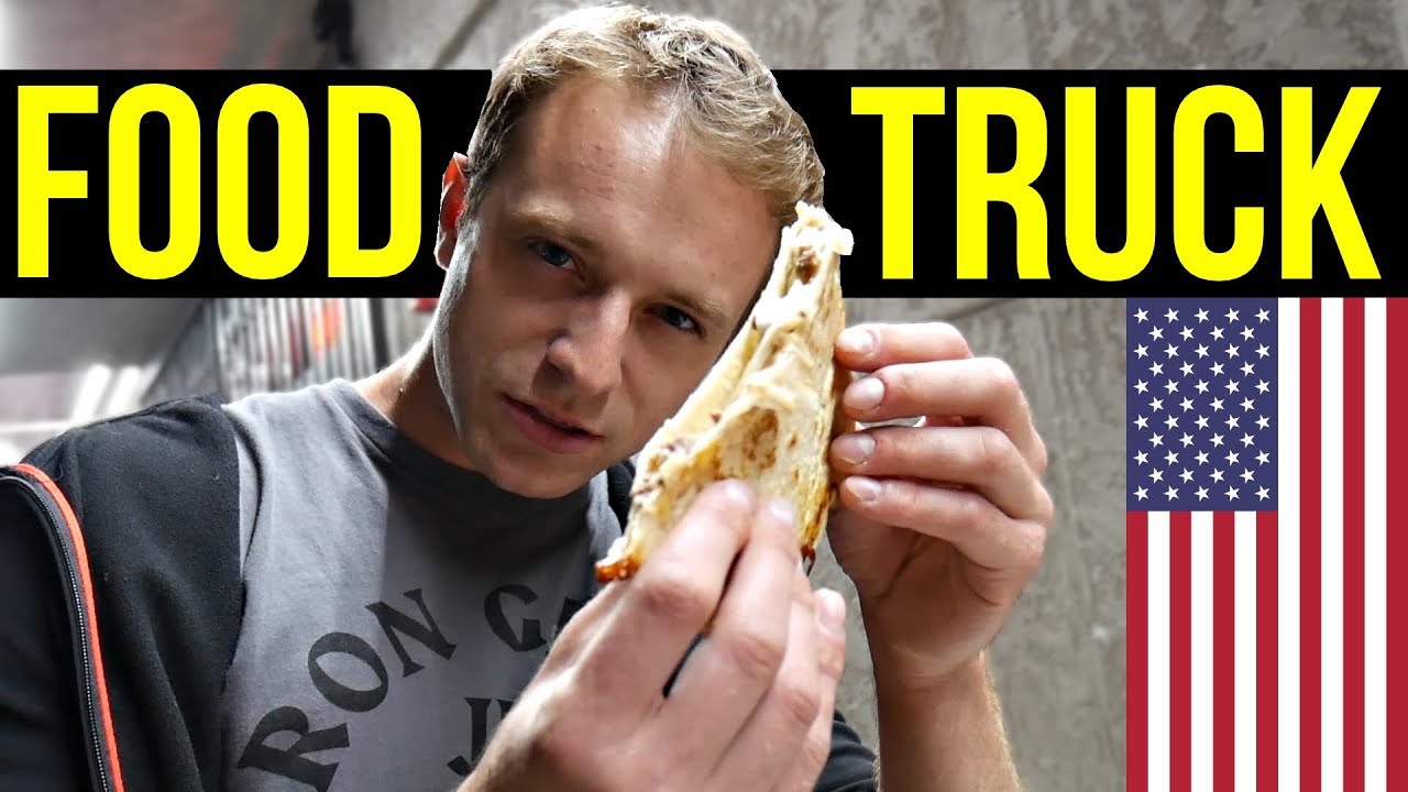 Jídlo z Mexického FOOD TRUCKU | V Americe běžná věc, která Vás překvapí!