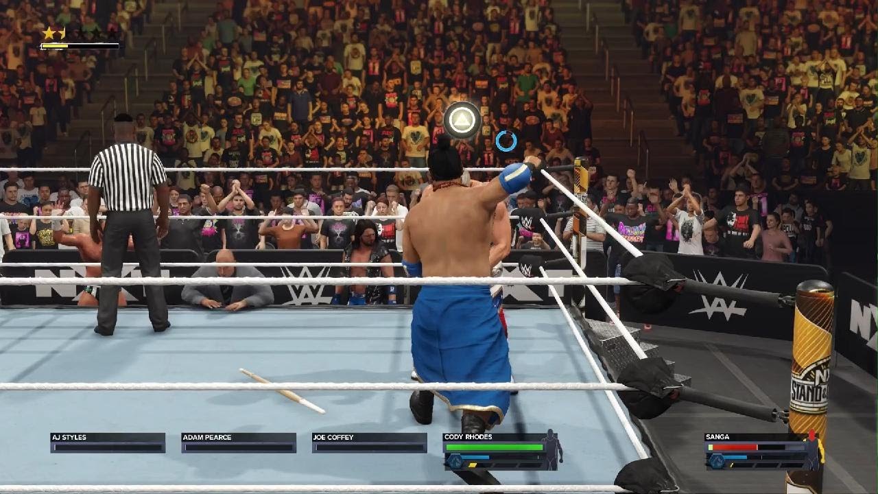 Cody Rhodes vs Sanga.