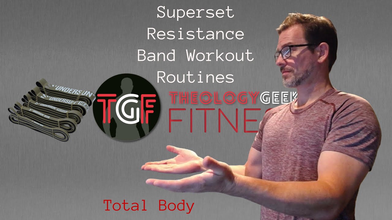 Resistance Bands Superset Workout Routine Total Body 3